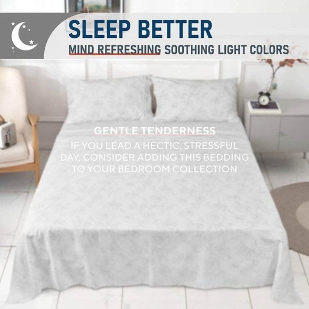 New 4 Piece 100% Cotton Sheet Set